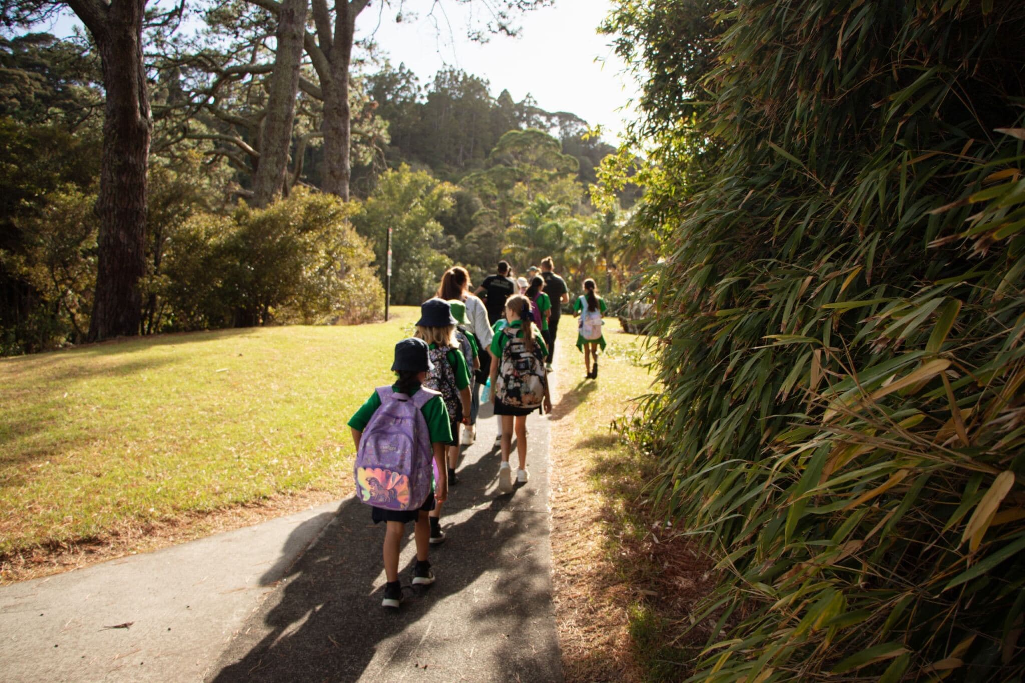 Community members participating in recreation