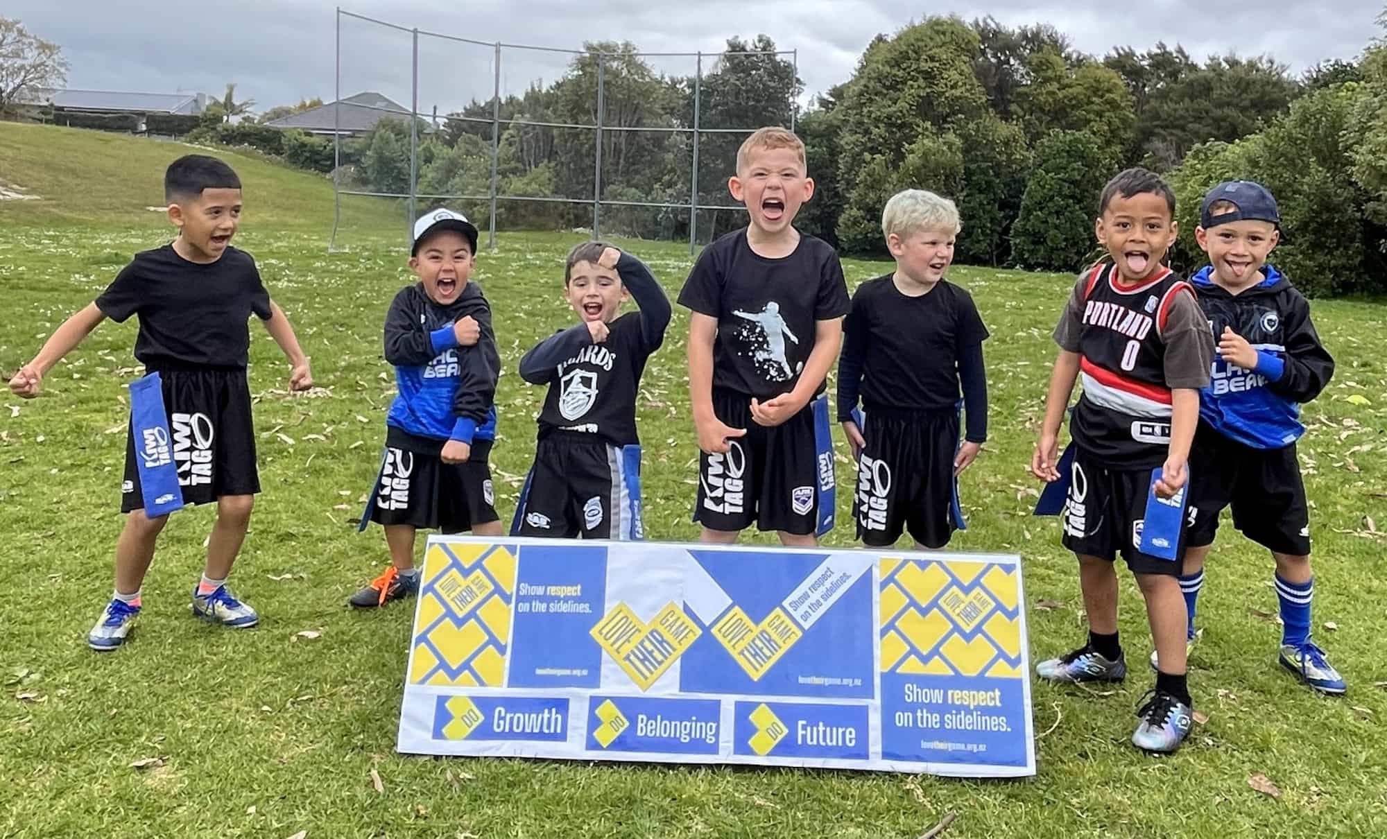 Tamariki taking part in Tag for All